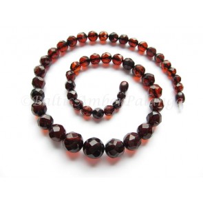 Faceted Baltic Amber Necklace