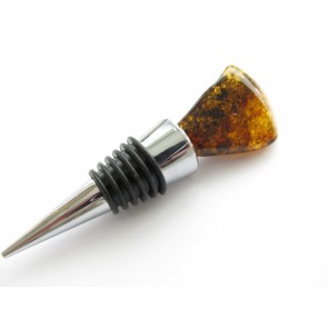 Baltic amber wine stopper